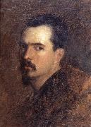 Nicolae Grigorescu Self Portrait oil